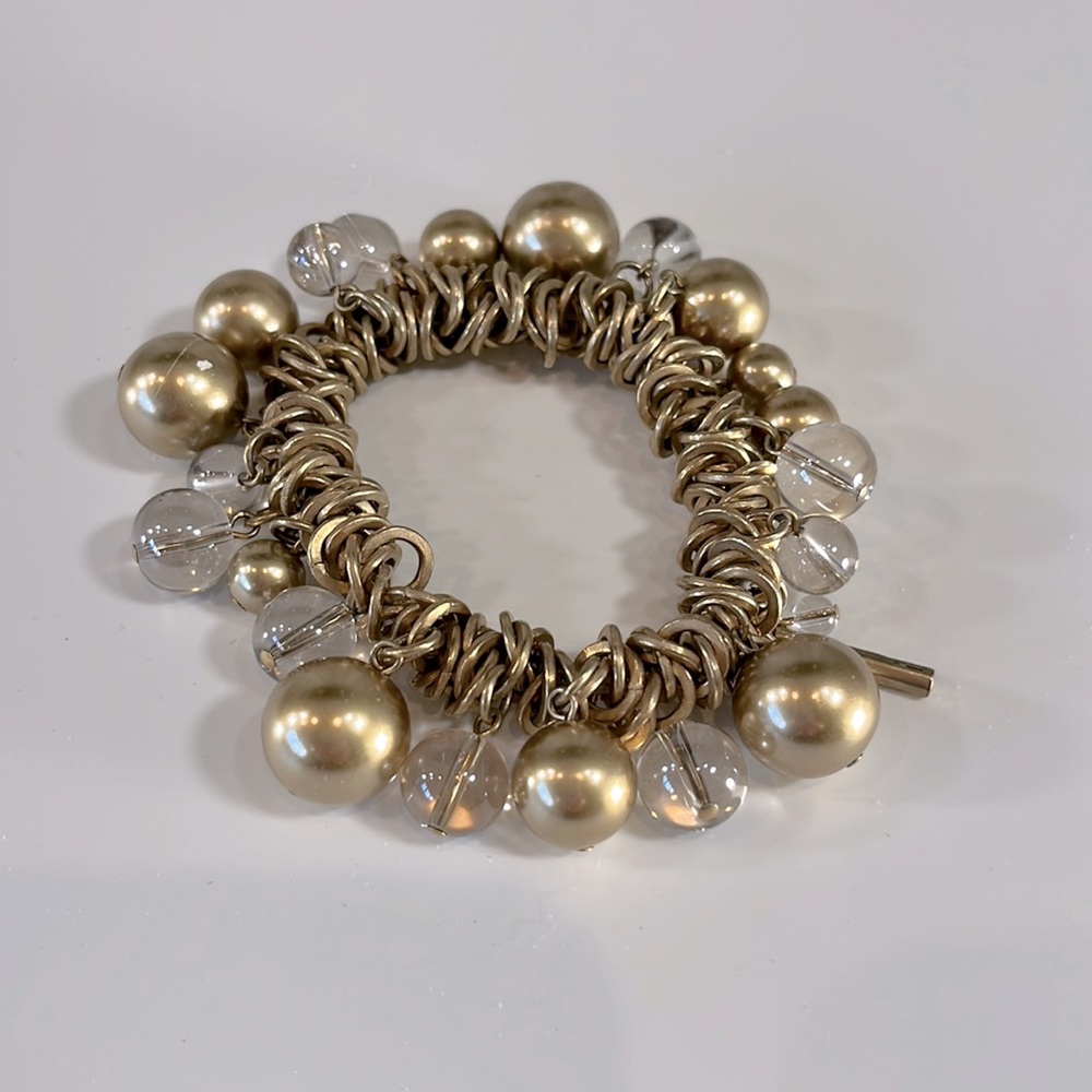 Kenneth Cole New York Gold Stretch Bracelet